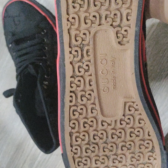 Gucci men's off the grid high top sneakers 10 1/2 - Picture 3 of 3